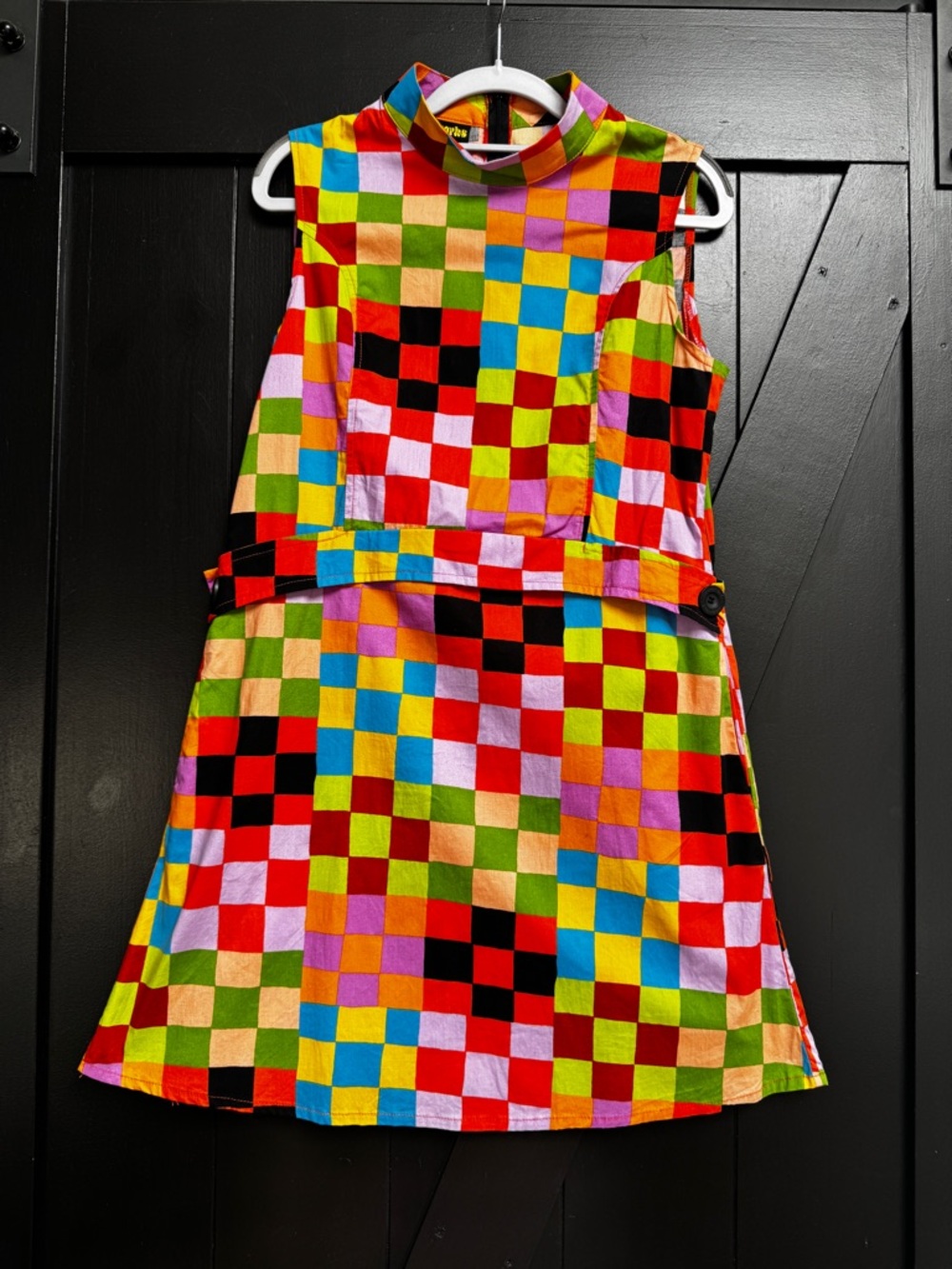 Nooworks Airliner Dress in Carnival print (Tara Booth). Size Small. Like New. - Picture 5 of 7